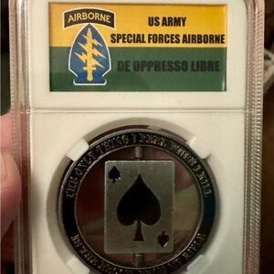 US Army Special Forces Airborne Challenge Coin